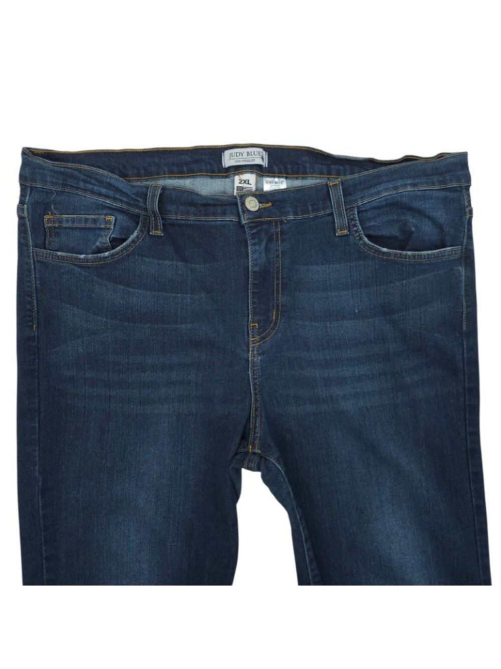 Judy Blue Jeans 2XL Skinny Dark Wash Stretch High Rise Denim Plus Size 8390 - Picture 10 of 16